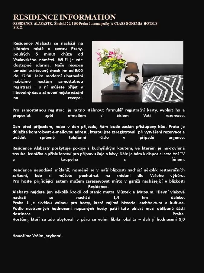 Residence Alabastr Prague